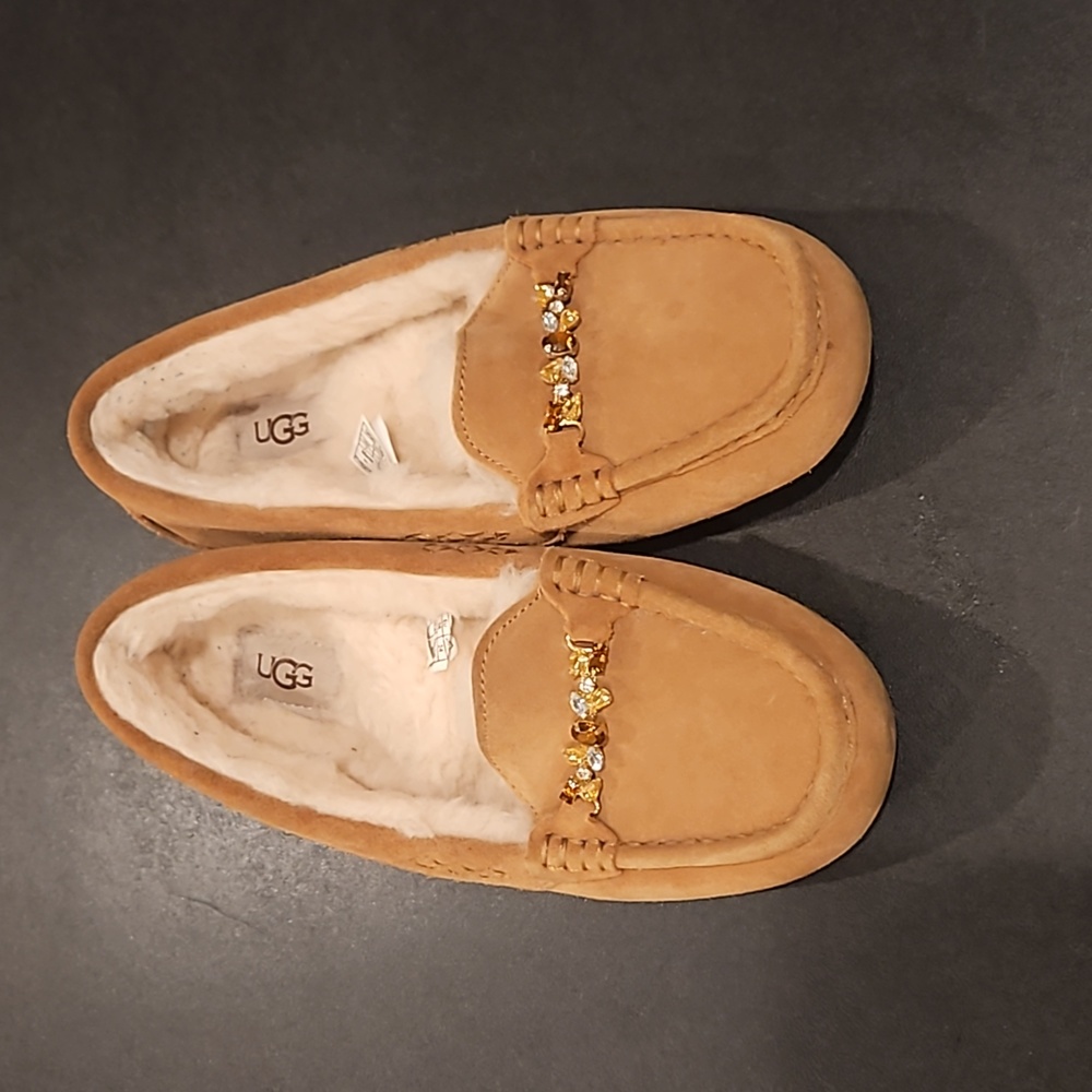 UGG Slippers with Ansley charm gem